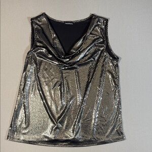 Metallic Sleeveless Top